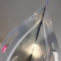 Sachet personnalisé à soufflet latéral thermoscellable de qualité alimentaire avec fermeture éclair, écologique et résistant à l'humidité pour chips, biscuits, noix, snacks et lait