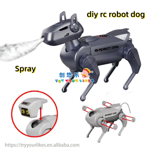 Cane <span class=keywords><strong>Robot</strong></span> AI EPT RC per Bambini - Giocattolo Unico in Plastica <span class=keywords><strong>da</strong></span> Autoassemblare con Funzione Spray - Product Image 4
