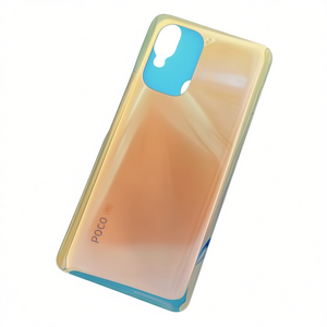 Cover Posteriore Dorata per Poco F3 5G, Custodia Protettiva per Telefono - Product Image 1