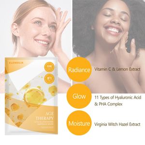 Masque en tissu Elensilia Age Balance, 25 unités, coton, 120g, hydratant, lissant, pour tous types de peaux (Vita Glutathion) - Product Image 4