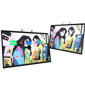 Pantalla Exterior Giratoria de 27 Pulgadas con Soporte, Monitor Táctil Portátil Plano, Android Smart sobre Ruedas, Tablet TV Blanca de 21.5 Pulgadas - Product Image 1