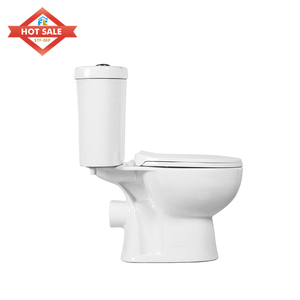 Inodoro de cerámica moderno de dos piezas con sistema de descarga dual, trampa en P, montado en la pared, para <span class=keywords><strong>baño</strong></span> - Product Image 2