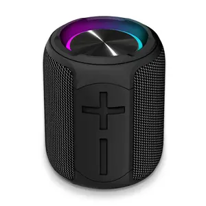 2022 new electronics products launched 10w bluetooth speaker ipx7 waterproof led light bluetooth speakers extra bass outdoor