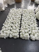 Offre Spéciale : Guirlande de fleurs artificielles roses blanches et gypsophiles en soie pour décoration de table de mariage