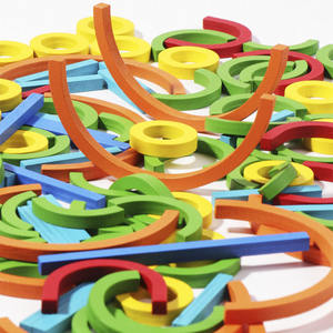 Gioco <span class=keywords><strong>di</strong></span> Anelli e Bastoncini in Legno Creativo, Gioco <span class=keywords><strong>di</strong></span> Intelligenza Montessori, Giocattolo Educativo <span class=keywords><strong>per</strong></span> <span class=keywords><strong>Bambini</strong></span> dai <span class=keywords><strong>2</strong></span> ai 4 <span class=keywords><strong>Anni</strong></span> - Product Image 5