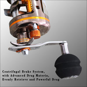 מפעל מותאם אישית גחלים עגול 8 + 1bb טרולים רמת סליל רגילה רוח יצוק תוף דיג סליל - Product Image 5