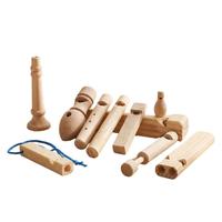 Sifflet d'appel d'oiseaux en bois fait main pour les ornithologues et les activités d'exploration, instrument sonore réaliste pour enfants