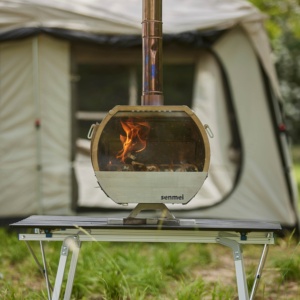 Comprare alla rinfusa in acciaio inox leggero all'aperto da campeggio e Backpacking stufa con <span class=keywords><strong>legna</strong></span> secca Color argento per tutte le stagioni - Product Image 1