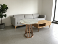 Socle de table basse en or rose, base géométrique en acier inoxydable, structure métallique moderne pour table en marbre ou en verre dans le salon
