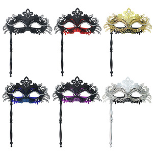 Maschera Veneziana di Halloween per Uomo e Donna, per Feste in Maschera con Decorazioni in Strass - Product Image 2