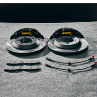 Kit Rem Besar ICOOH 4 Piston Roda Belakang DM4 Ukuran Rotor 355*28MM untuk Toyota Prado 150 Lc200/lc300