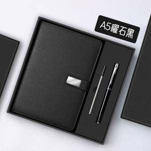 ชุดของขวัญธุรกิจสุดหรู สมุดบันทึกหนัง PU คุณภาพสูง พร้อมแก้วเก็บความร้อน ปากกา และกล่องของขวัญ  พร้อมสลักโลโก้ - Product Image 6
