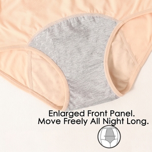 Culotte menstruelle confortable, respirante, anti-fuite, 3 couches, taille haute, fine, pour flux abondant, grande taille 8XL, usage quotidien - Product Image 4
