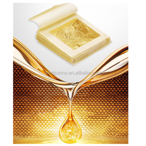 ราคาโรงงานแท้ 99% จัดส่งรวดเร็ว 100 ใบ ทองคําเปลว 24k ผิวหน้างาม ทองคํา - Product Image 6