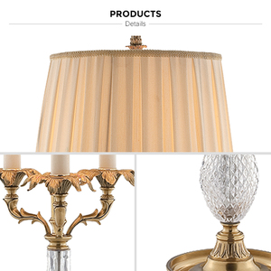 Đánh Bóng Bằng Đồng Nhỏ Cạnh Giường Độc Đáo Thanh Lịch Trang Trí Hiện Đại Đèn Bàn - Product Image 4