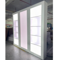 Arche murale personnalisée en PVC blanc pour présentation de bonbons, support de fond blanc pour décorations de mariage et d'anniversaire