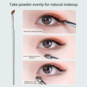 Pincel de Cejas de Lujo, Delineador de Ojos de Marca Privada con Bolsa, Pincel Profesional para Tinte de Cejas, Pincel Angular para Cejas - Product Image 3
