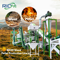 Ligne de production de granulés de bois biomasse RICHI Indonésie - Usine de production de granulés de bois à partir de balles de riz personnalisable gratuitement