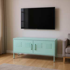 Soporte para TV Mint de Acero, 41.3 x 13.8 x 19.7, Mueble de Salón Moderno y Minimalista con Almacenamiento - Product Image 2