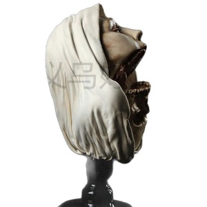 รูปปั้นมอร์ติสแบบแปลงร่าง ของตกแต่งเรซิ่น แม่ชีสองหัว ประติมากรรมฮาโลวีน ของตกแต่งรูปทรงศิลปะ - Product Image 5