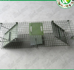 Haierc Pieghevole in diretta della fauna selvatica trappole volpe trappole procione diretta trappola gabbia - Product Image 3