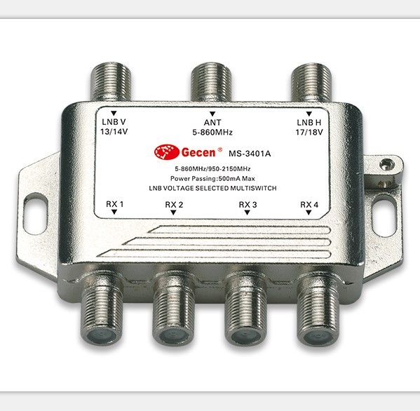 Gecen 3X4 Satellite Multiswitch 3 in 4 Out MS-3401A