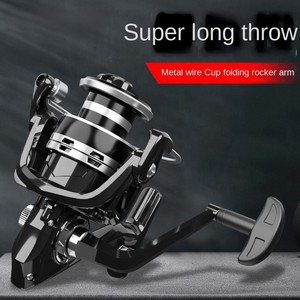 Phổ Spinning <span class=keywords><strong>Reel</strong></span>, đầy đủ kim loại spool <span class=keywords><strong>Reel</strong></span> với mịn Dòng đầu ra, dành riêng cho dài-Khoảng cách đúc và khổng lồ câu cá - Product Image 4