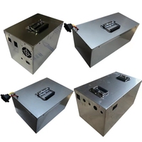 Boîtier de batterie vide pour vélo électrique E-Bike 72V/60V/48V/36V/12V, compatible Lithium LiFePO4