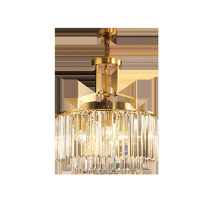 Modern Neoclassical All-Copper Crystal Chandelier <b>Light</b> Luxury for Living Room Bedroom Study <b>Dining</b> Room Villa Lobby Hotel E26 - Product Image 3