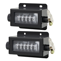 Compteur mécanique à 6 chiffres, manuel, à tirage, réinitialisable, pour presse à poinçonner et machines d'impression