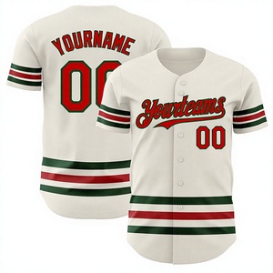 Uniforme Deportivo de Béisbol de Alta Calidad, Sublimado, con Botones, para Hombre y Mujer, Transpirable, Ligero, para Equipos de Softbol, Venta al Por Mayor - Product Image 1