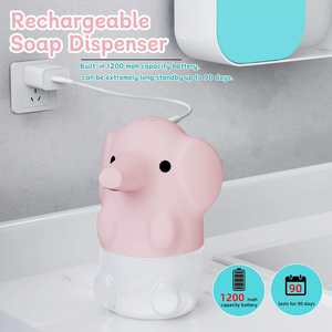 เครื่องจ่ายสบู่รูป<span class=keywords><strong>ช้าง</strong></span> - เครื่องจ่ายสบู่เหลวไฟฟ้าติดผนังที่ทนทานพร้อมระบบจ่ายของเหลวอัตโนมัติ - Product Image 3