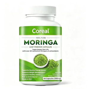OEM/ODM Personalizable, 100% Moringa Pura, 60 Cápsulas, Suplementos Herbales Antioxidantes para el Apoyo a la Salud - Product Image 2