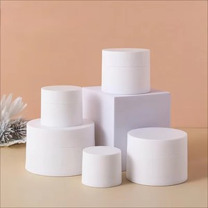 5g 10g 15g 30g 50g 100g 150g crème vide pour le visage lotion pour le corps blanche rose bleue à double paroi pot cosmétique en plastique PP givré - Product Image 5