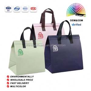 Sacs isothermes personnalisés avec logo pour garder au chaud ou au froid, sacs isothermes non tissés pour la livraison de nourriture, de café et de boissons - Product Image 1