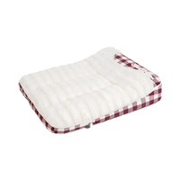 Klassische Mode Kopfstütze rechteckige ortho pä dische Hunde bett Haustier bett Boucle Hunde bett