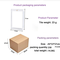 Boîtier de rangement pour cartes de jeu magnétiques - Portable et durable en matériau PS - Idéal pour les soirées en famille et le divertissement