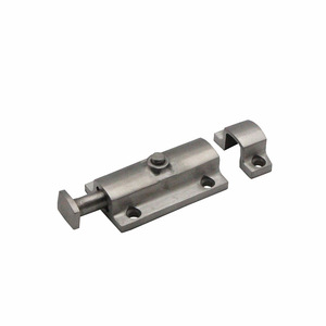 Automatic <b>Spring</b> Solid <b>Bolt</b> 304 Stainless Steel Industrial Cabinet Door DK404DK406 4-Inch Push Button Surface Mounted - Product Image 2