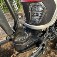 120 chevaux Agriculture chenille tracteur moteur boîte de vitesses cabine Super luxueux grand espace zone d'opération épaissie voies élargies
