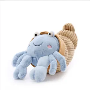 Lovely hermit crab stuffed animal toys custom plush toys soft toys suppliers manufacturer custom size custom color