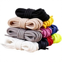 GON22 Lacets ovales élastiques en polyester solide