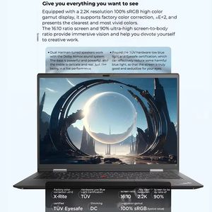 Portátil de Alto Rendimiento Thinkpad T14P 2024 con Intel Core I9-13900H, Pantalla de 2.2K, 8GB-RTX3050, para Uso Personal y Doméstico - Product Image 4