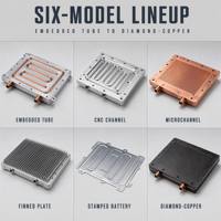 Plaque froide liquide en cuivre haute performance - Refroidisseur en cuivre enduit d'époxy - Dissipateur thermique personnalisé pour appareils industriels