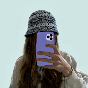 ユニセックス大人用かぎ針編みバケットハット100% ミルクコットン糸スタイリッシュな画像カジュアルパーティーアウトドア旅行用4シーズン使用 - Product Image 6