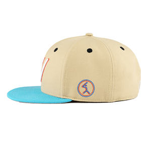 Casquette ajustée de haute qualité en tissu acrylique et laine, broderie plate à 6 panneaux, personnalisable, TCAP Chine - Product Image 3