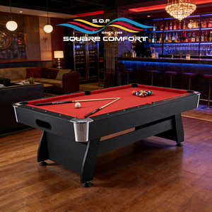 Table de <span class=keywords><strong>billard</strong></span> S.Q.F, prix direct usine Chine, <span class=keywords><strong>7FT</strong></span>/8FT/9FT, en bois avec dalles de marbre, personnalisable, pour divertissement - Product Image 2