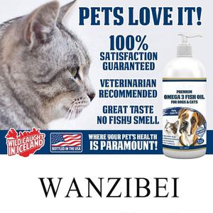 OEM סלמון שמן דגים שמן אומגה 3 EPA DHA נוזל תוסף מזון עבור חיות מחמד באלסקה פראי 100% טבעי אלרגיה דלקת הגנה - Product Image 3