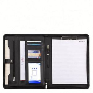 Portafolio Ejecutivo de Cuero PU A4 Personalizado con Impresión, Carpeta de 3 Anillos, Portadocumentos para Regalos Promocionales Corporativos al por Mayor - Product Image 3