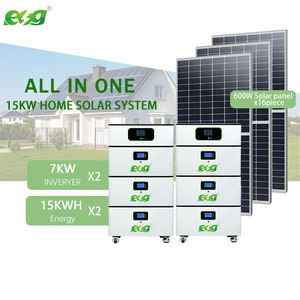Kit de système solaire hybride ESG10kw, panneaux solaires, batterie au lithium, adapté aux villas résidentielles et aux bâtiments commerciaux - Product Image 2