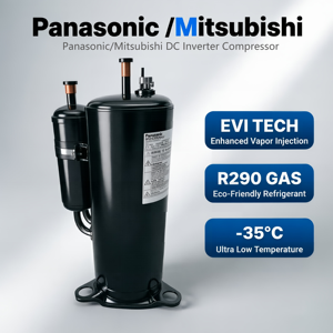 Bomba de Calor Aire-Agua de 11.73kW R290 A+++ con Compresor Scroll EVI, Control por WiFi, Calefacción, Refrigeración, ACS, Alta Eficiencia para el Hogar - Product Image 5